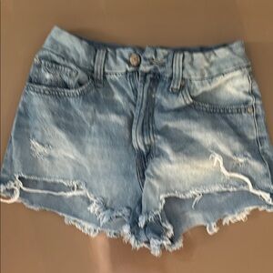 REWASH Distressed Women Jean Shorts 5/27